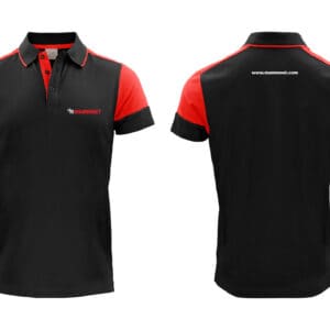 Prime Black and Red Polo