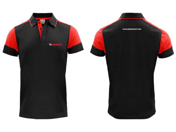 Prime Black and Red Polo
