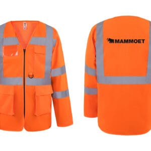 YK108 - Hi-Vis L/S Exec Vest - Orange