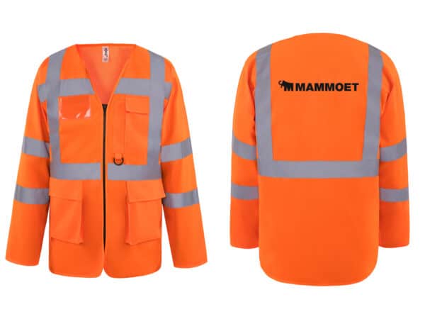 YK108 - Hi-Vis L/S Exec Vest - Orange