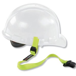 EY3155 Elastic Hard Hat Lanyard-Clamp Yellow