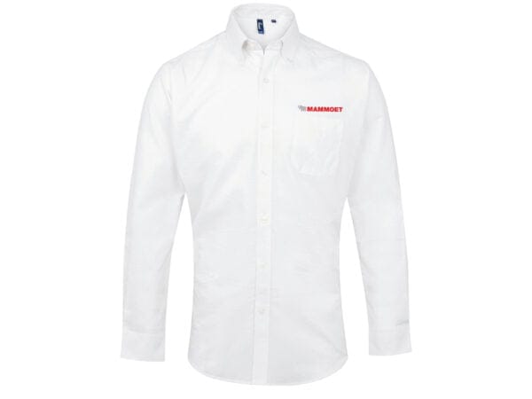 Mammoet Long Sleeve Dress Shirt - White