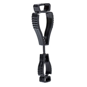 A002 - Metal Free Glove Clip Black (Pk40)