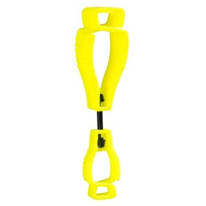 A002 - Metal Free Glove Clip Yellow (Pk40)