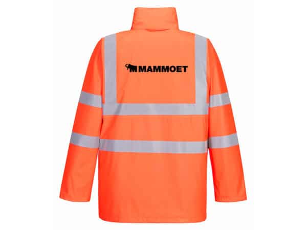 Mammoet FR Rain Jacket - Orange - Image 2