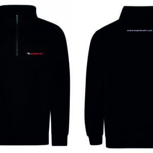 RX305 Mammoet Zip Neck Sweat - Black