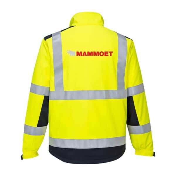 Mammoet FR Softshell Jacket - Yellow - Image 2